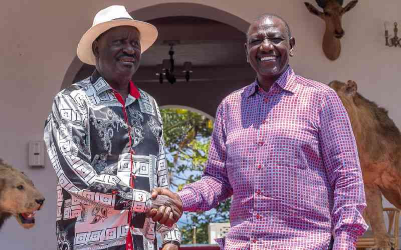 With Raila by his side, the next election is Ruto's to lose