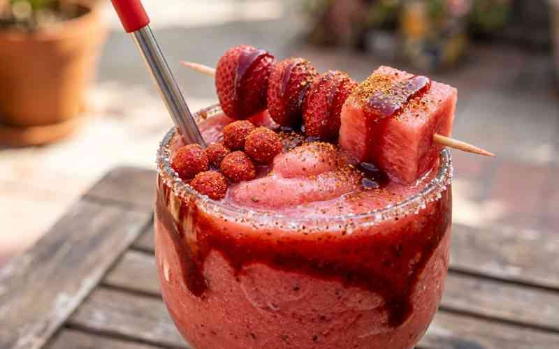 Easy recipe: Watermelon and strawberry chamoyada