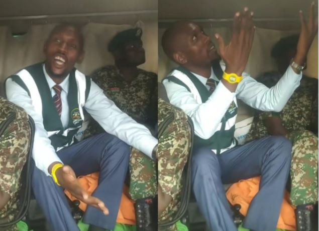 Geoffrey Mosiria seeks refuge in truck after attack by rowdy youths in Kamukunji: "Leo umepatikana"