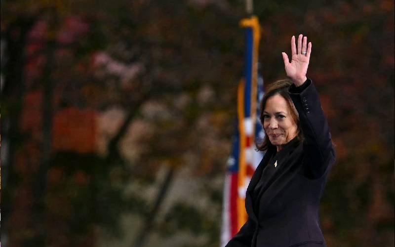 Harris gives defiant concession after stunning Trump win