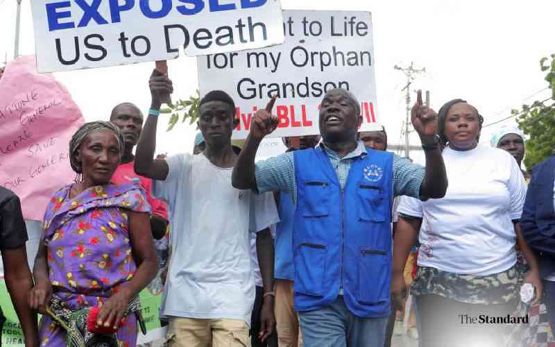 Lead poisoning victims protest delay of Sh2 billion cash payout