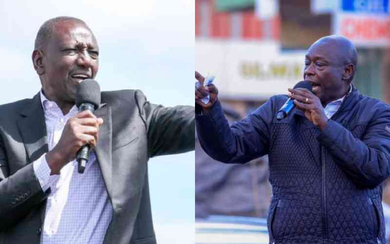 Ruto tells off Gachagua over national schools placement