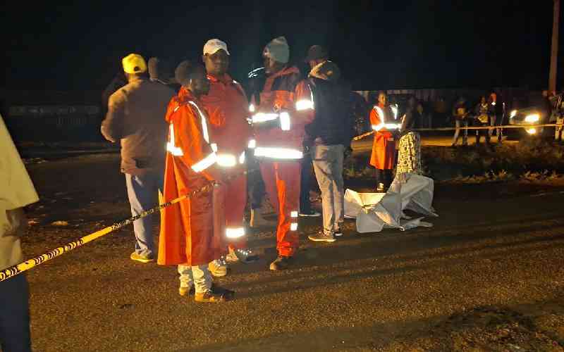 Eldoret-Webuye Highway tanker explosion leaves two dead