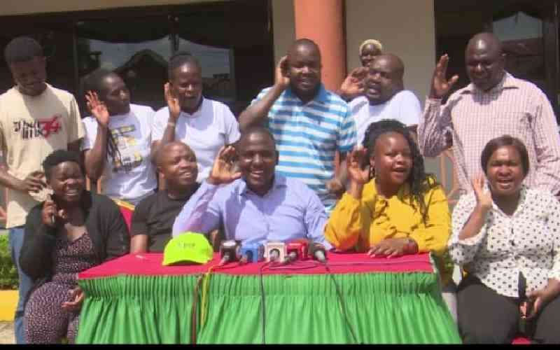 Mass defection in Kakamega as UDA members join Gachaguas party