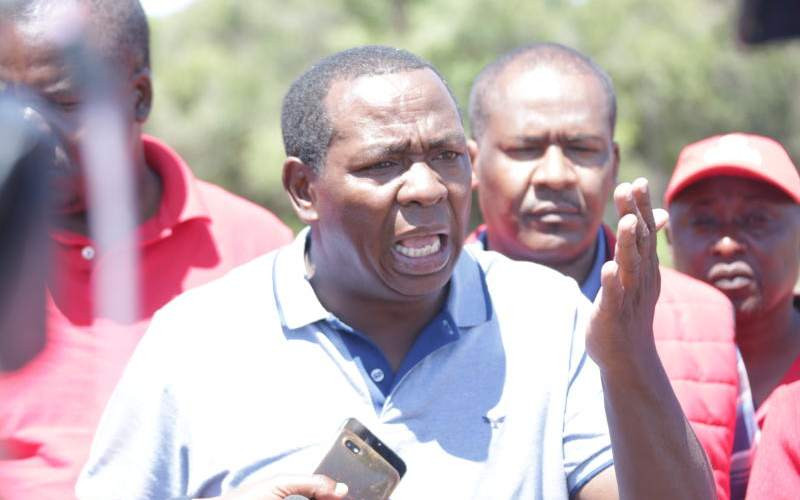 Former Laikipia Governor Nderitu Muriithi arrested while leading protests