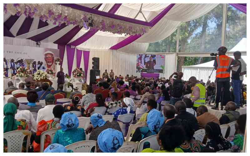 Grief, claims of State House intimidation takes centre as Nairobi Hospital Chair Dr Obwaka laid to rest