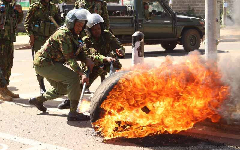 Azimio Protest: Kibera maintains calm with a tense mood