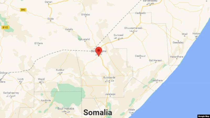Somali Officials: UN helicopter landed in Al-Shabaab territory