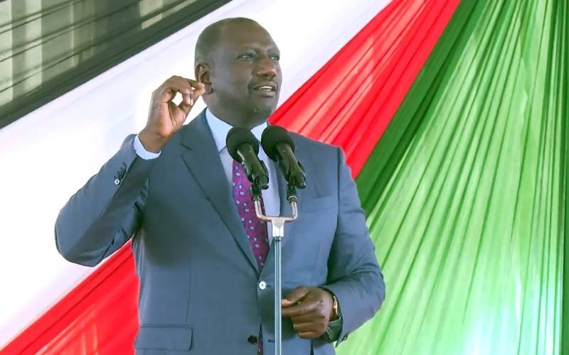 There's no free money from government, Ruto says on Hustlers Fund