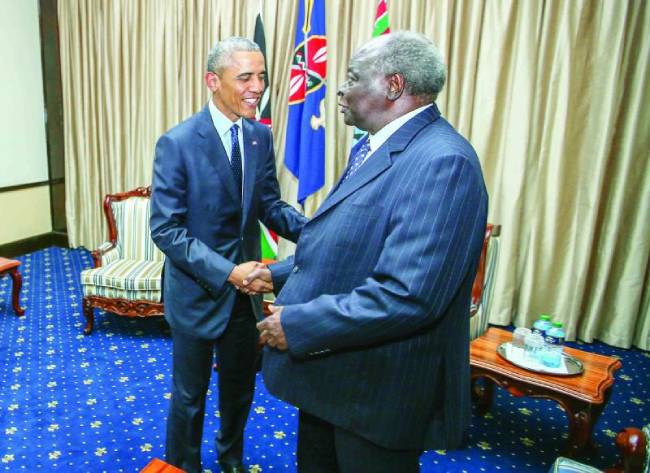 Kibaki impressed US President Obama with his economic revival