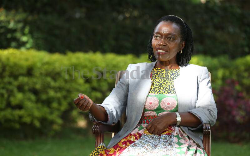 Moment when Martha Karua was the only ‘man’ standing