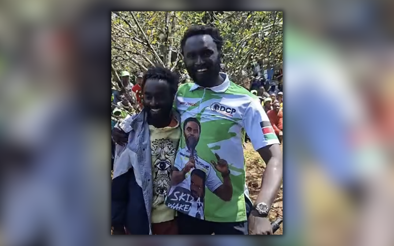 VIDEO: Senator Methu's lookalike steals the show at Ol Kalou DCP campaigns