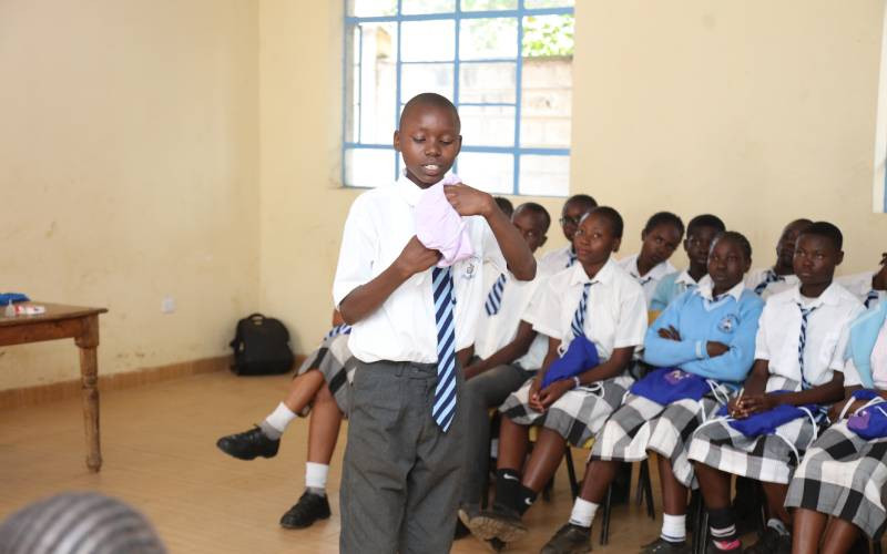 Boys step up to end period stigma, restore dignity for girls in slum