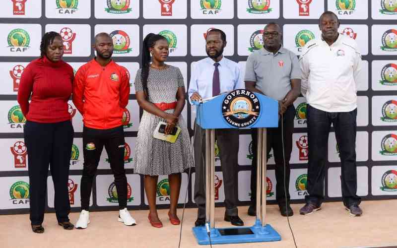 Nyong'o welcomes spectators to Kisumu for CECAFA tournament
