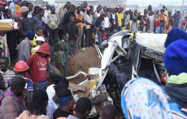 Tragic night crash claims four lives on NarokMaai Mahiu Road