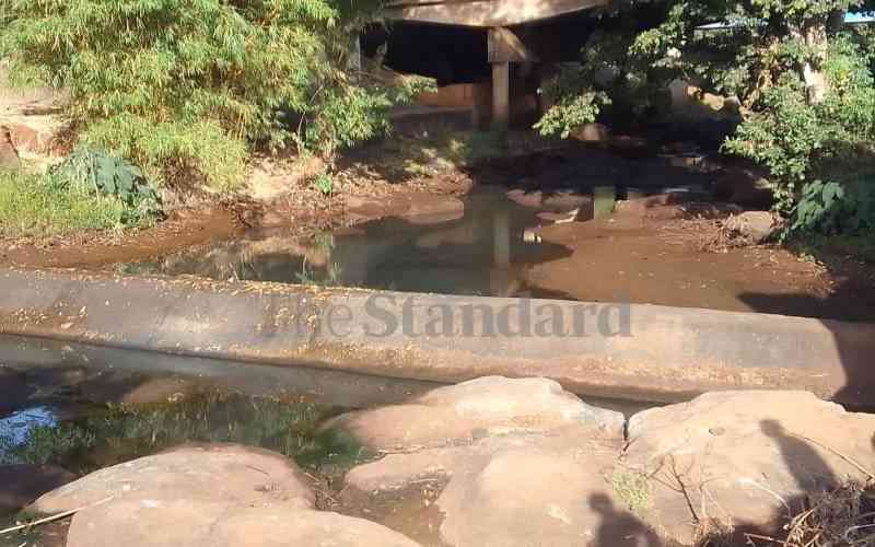 Gatanga residents raise alarm over water abstraction as river levels drop