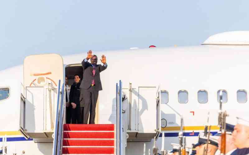 Ruto's Sh2 billion private jet to Angola