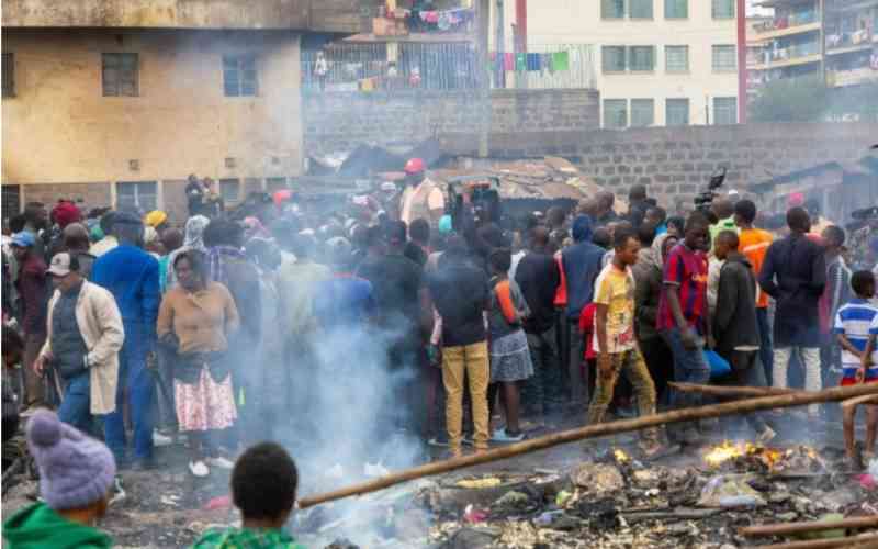 Relief for Mathare fire victims as govt sends aid