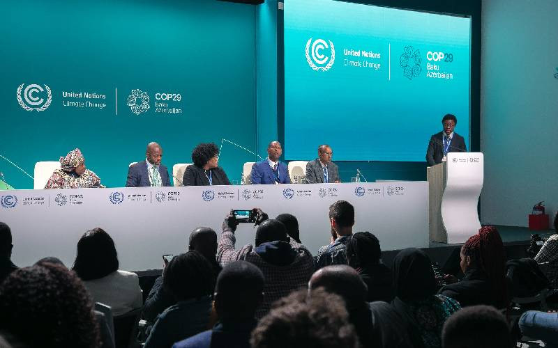 African minsters at COP29 push back against broken promises