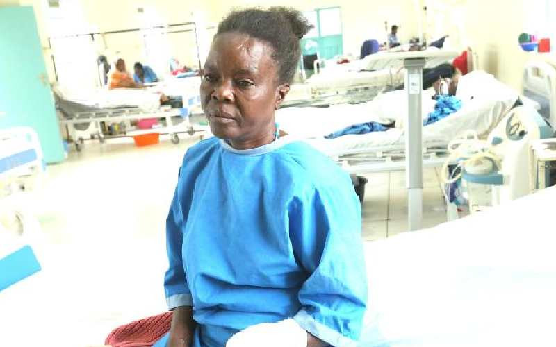 Elders bury woman's chopped hand after Kakamega attack