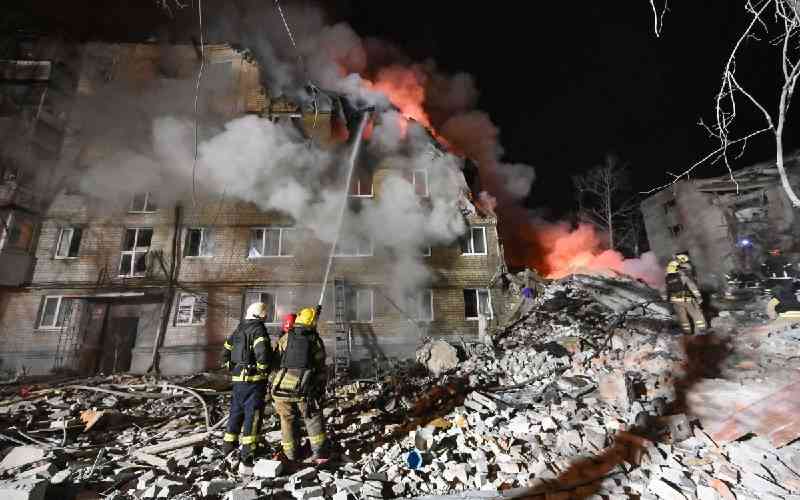 Russia missiles and drone attacks on Urkaine kill six, injure ten