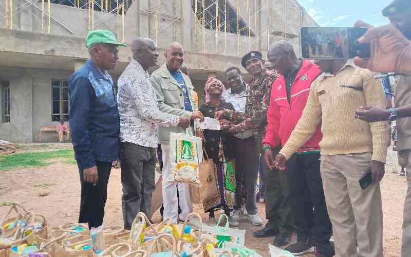 Early Christmas for elderly in Machakos as foundation steps in with food, cash