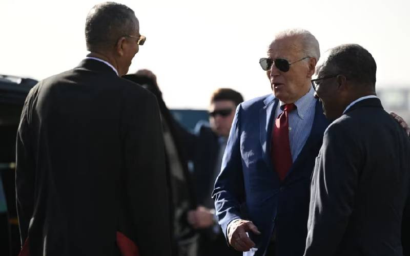 You should have come earlier to Africa, Biden told