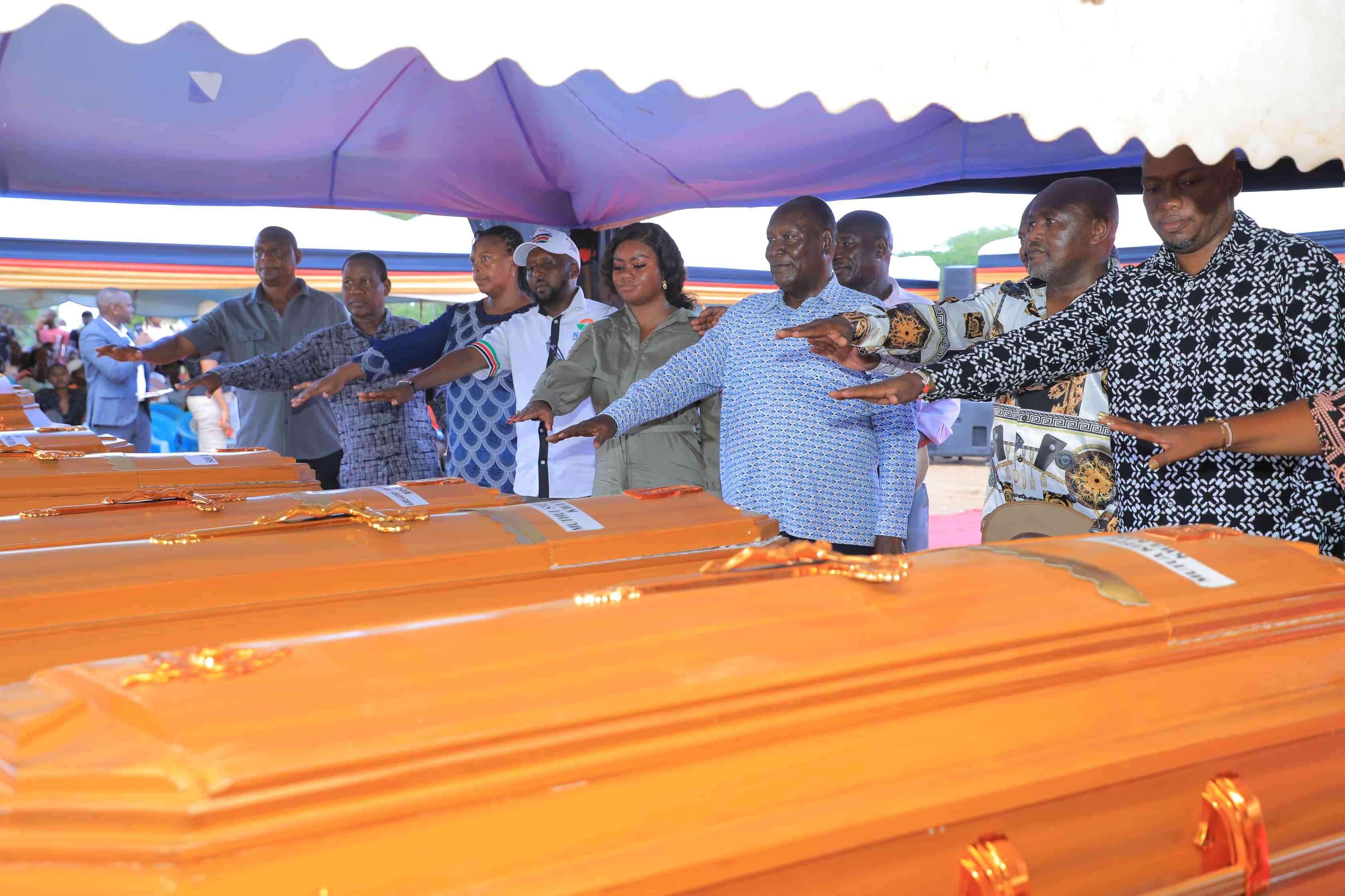 Grief, tears as seven victims of Tseikuru attacks are laid to rest