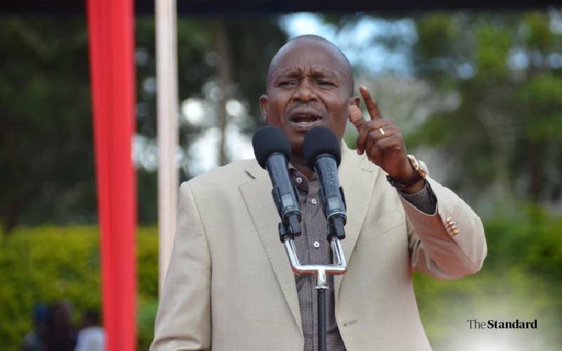 Kindiki urges youth to shun violence, vows revival of the sugar sector in Western