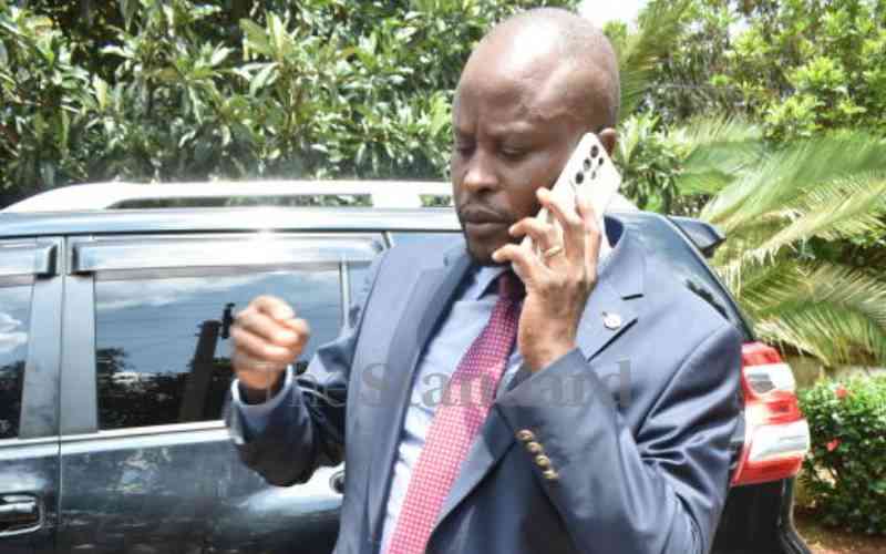Kanini Kega faction wants Uhuru to quit as Jubilee leader