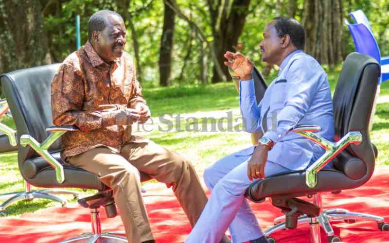 Raila and Kalonzo appear keen to exercise 'Samsonian Option'