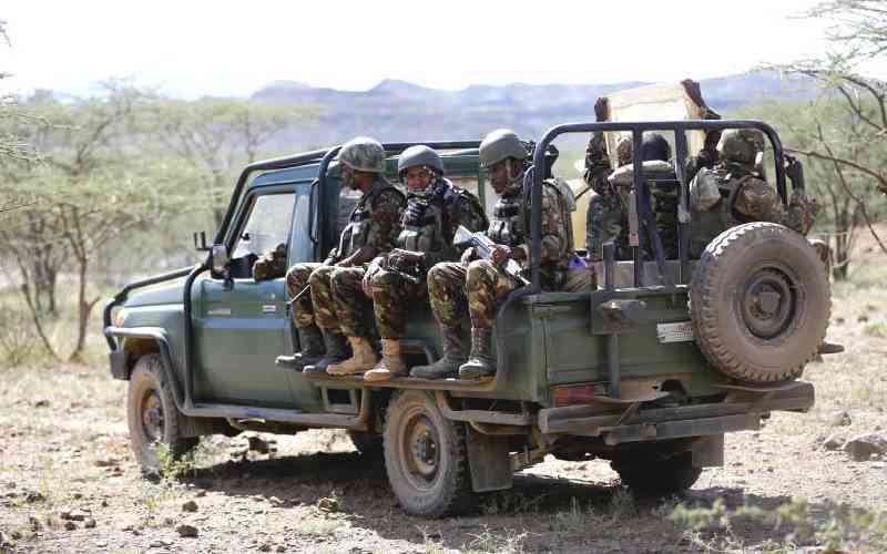 KDF to set up barracks in North Rift counties hit by bandits