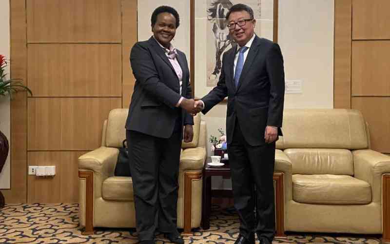 Kenya's ambassador to China Mary Muthoni vacates office