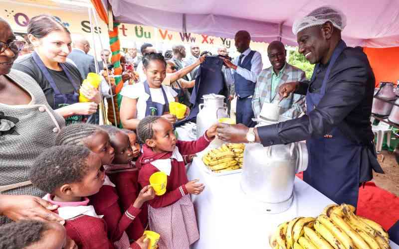 Murang'a County, NGO to offer students lunch in school feeding programme