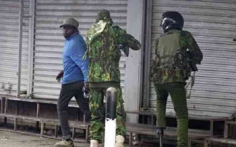 Security bosses nowhere to be seen as Masinde goes in the dock alone