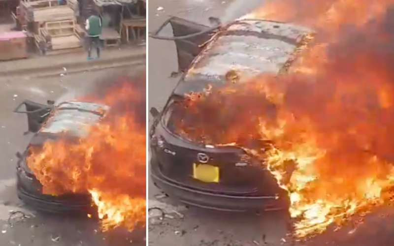 DCI launches manhunt over viral Thika Road arson video