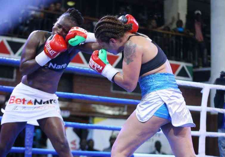 Sarah Achieng' retains WBF super lightweight title