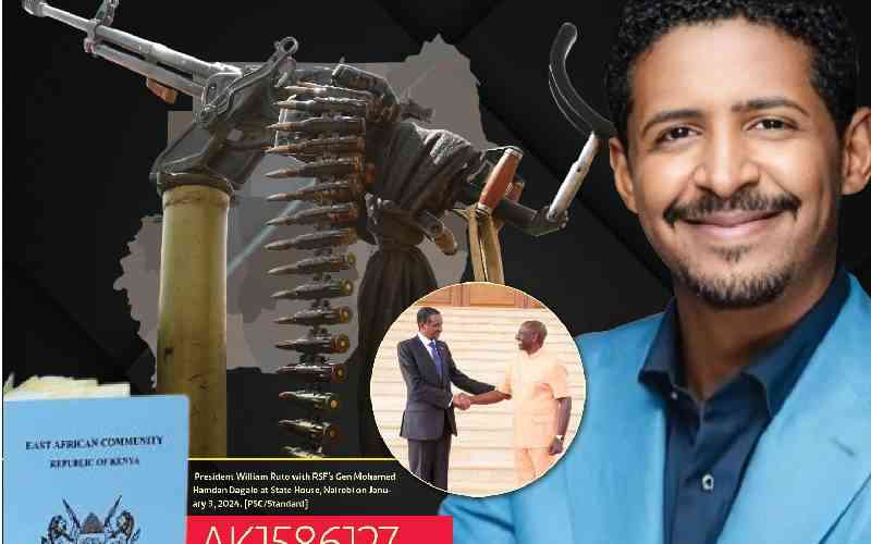 RSF passport shame: Irony of Sudan rebel leader owning Kenyan passport