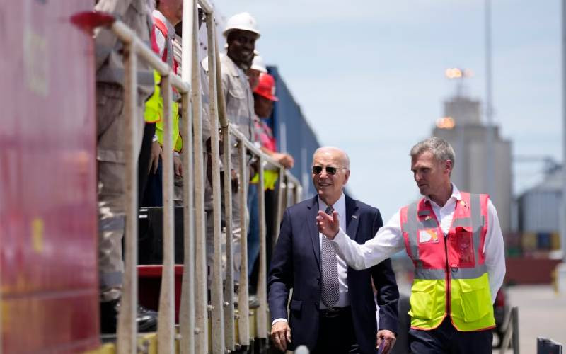 Biden visits US-financed Angolan rail hub