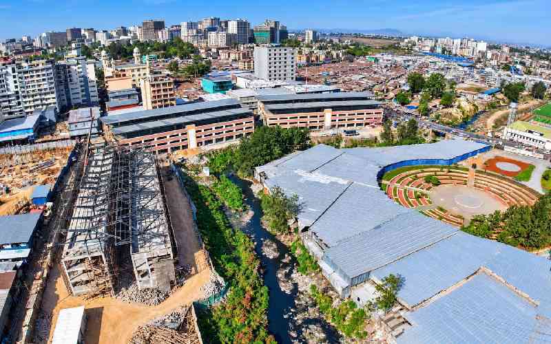 Gikomba market project 98pc complete, Sakaja says