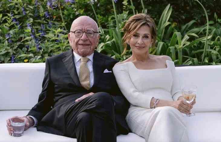 Media Mogul Rupert Murdoch marries for the fifth time at age 93
