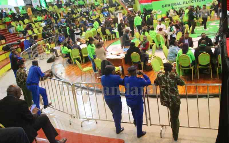 Scuffle at Bomas of Kenya over mystery laptop