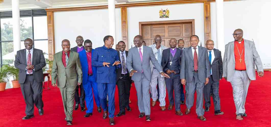 Ruto hosts church leaders at S...