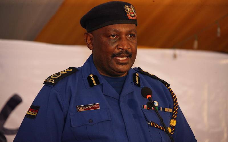 Inspector General of Police Hilary Mutyambai discharged from hospital