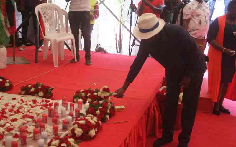 Sombre mood as Azimio leaders honour supporters killed in demos