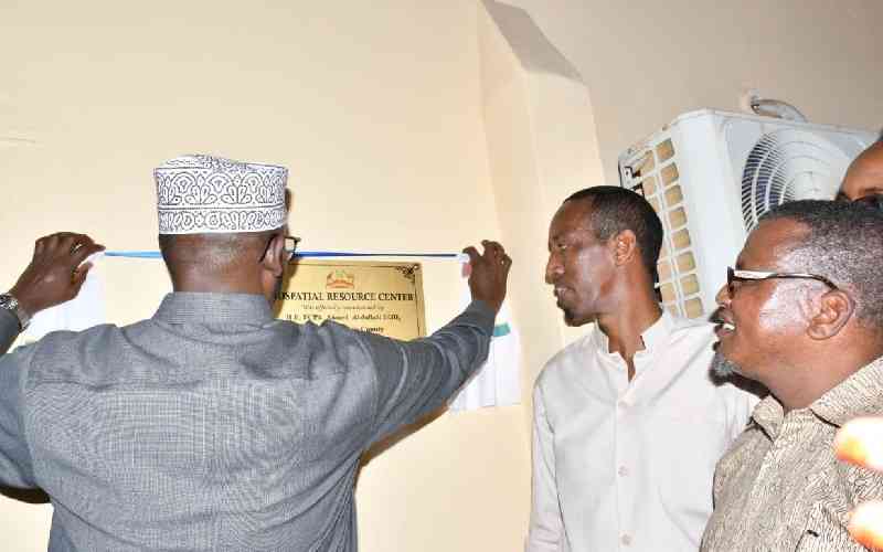 Governor Ahmed Abdullahi launches Wajir's GIS resource centre