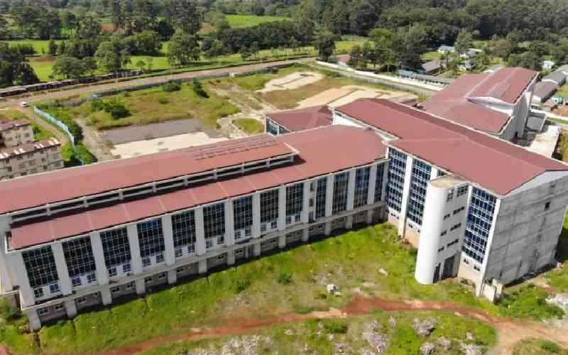 KDF to complete the stalled Sh10 billion Kakamega Level Six hospital in six months