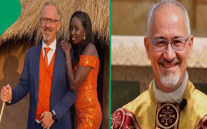 Former Italian Catholic priest Sandro Ferretto marries Tugen woman in Baringo