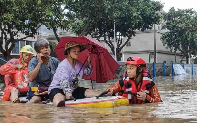 Tropical storm rains batter China for seventh day