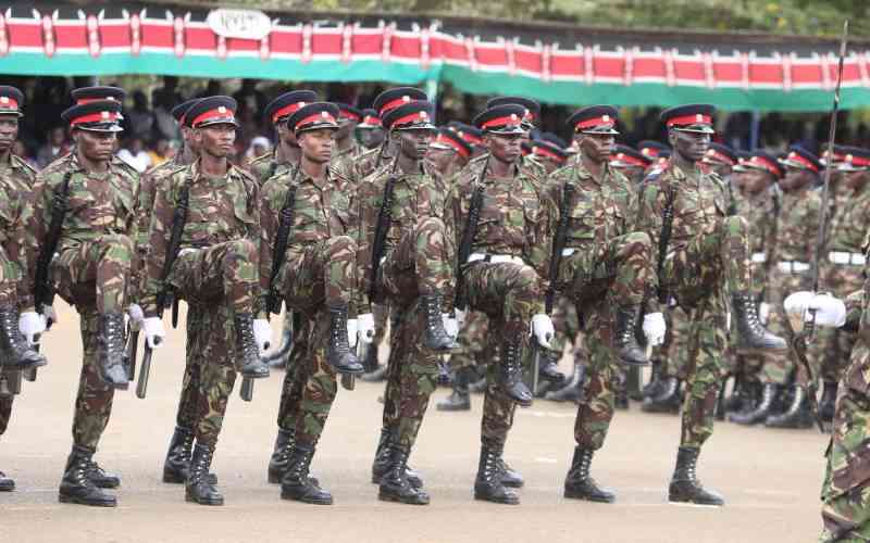 Disquiet as KDF officers begin to pay for their meals in barracks